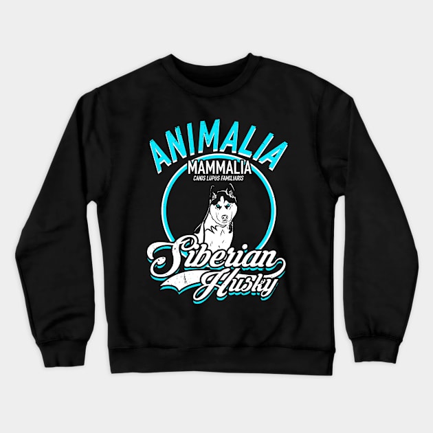 Siberian Husky Crewneck Sweatshirt by absolemstudio